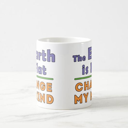 De aarde is platte koffie Mok (Center)