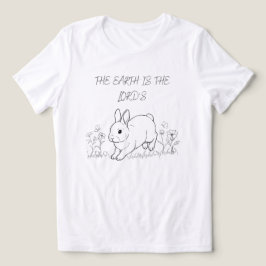 De aarde is van de Heer Christelijk Tri-Blend Shirt