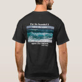 "De aarde is van de Heer" T-shirt (Achterkant)
