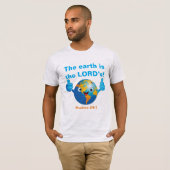De aarde is van de HEER T-shirt (Voorkant volledig)