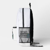 De aarde is vandaag gesloten | Grappig offerte ont Bedrukte Rugzak (Rechts)