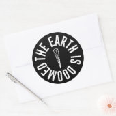 De aarde is verdoemde Stickers (Envelop)