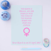 De aarde is Vrouw Flyer (Enkel)