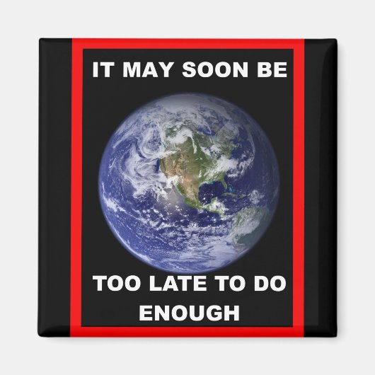 DE Aarde KAN SNEL ZIJN Magneet (Voorkant)