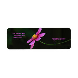 De aarde lacht in Bloemen: Etiket