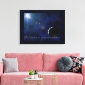 De aarde - Perek Shirah Canvas Afdruk (Insitu (Woonkamer))