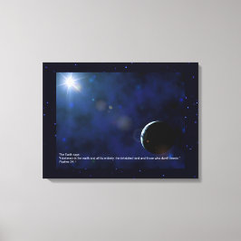 De aarde - Perek Shirah Canvas Afdruk