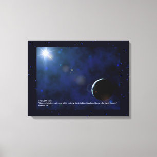 De aarde - Perek Shirah Canvas Afdruk