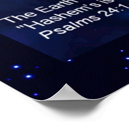 De Aarde Poster (Hoek)