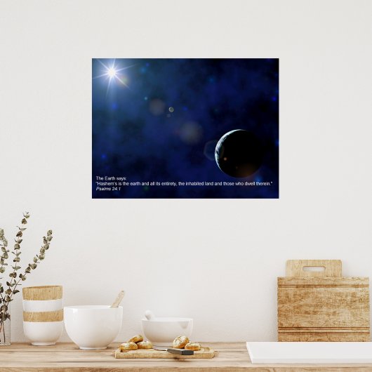 De Aarde Poster (Keuken)