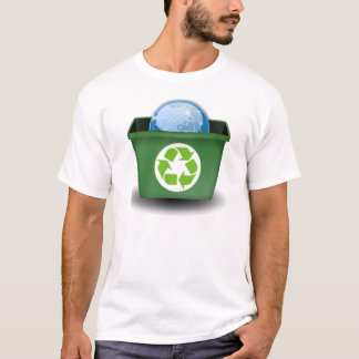 De aarde recyclen t-shirt