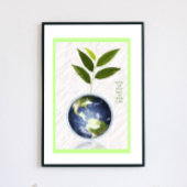 De aarde redden - Groene Grens Poster