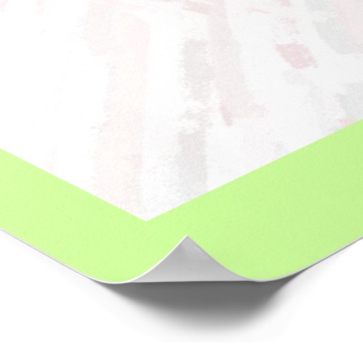 De aarde redden - Groene Grens Poster (Hoek)