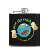 De aarde redden heupfles (Voorkant)