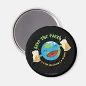 De aarde redden magneet (Voorkant / Achterkant)