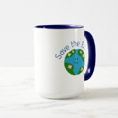 De aarde redden mok (Voorkant rechts)