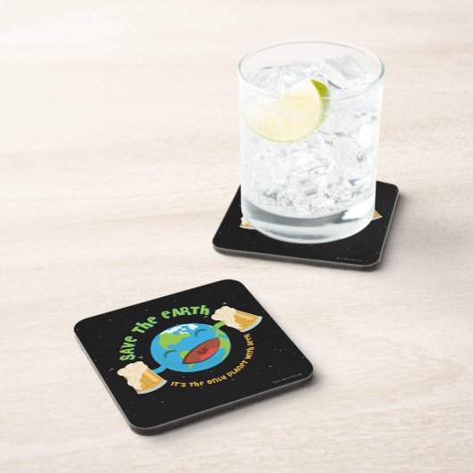 De aarde redden onderzetter (Rechterzijde)