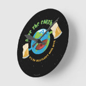 De aarde redden ronde klok (Hoek)