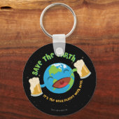 De aarde redden sleutelhanger (Voorkant)