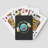 De aarde redden speelkaarten (Achterkant)