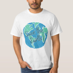 De aarde redden t-shirt