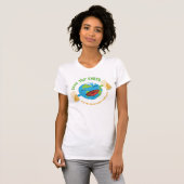 De aarde redden t-shirt (Voorkant volledig)