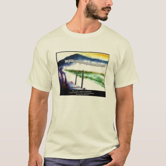 De aarde redden t-shirt (Voorkant)