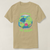 De aarde redden t-shirt (Design voorkant)