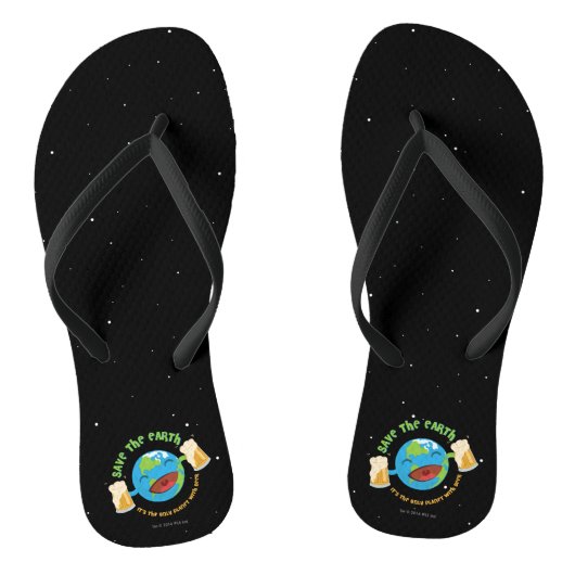 De aarde redden teenslippers (Voetbed)