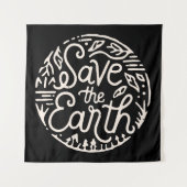 De aarde redden wandkleed (Voorkant)