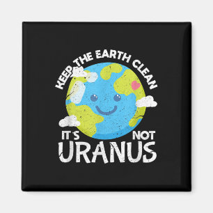 De Aarde reinigen met de niet-Uranus Funny Earth D Magneet