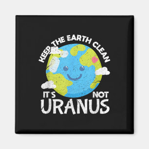 De Aarde reinigen met de niet-Uranus Funny Earth D Magneet