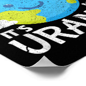 De Aarde reinigen met de niet-Uranus Funny Earth D Poster (Hoek)