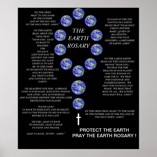 DE AARDE ROSARY POSTER (Voorkant)