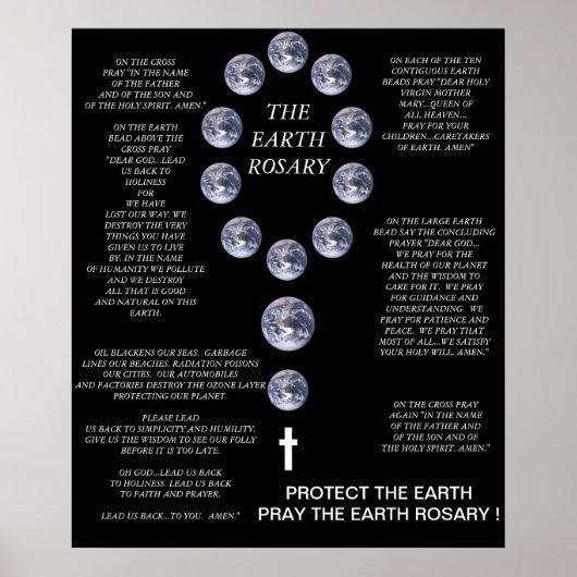 DE AARDE ROSARY POSTER (Voorkant)