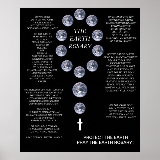DE AARDE ROSARY POSTER (Voorkant)