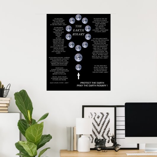 DE AARDE ROSARY POSTER (Thuiskantoor)