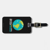 De aarde schoon houden bagagelabel (Voorkant horizontaal)