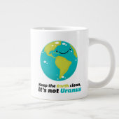 De aarde schoon houden grote koffiekop (Rechts)