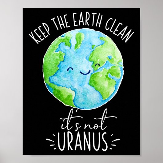 De aarde schoon houden Het is niet ongewoon grappi Poster (Voorkant)