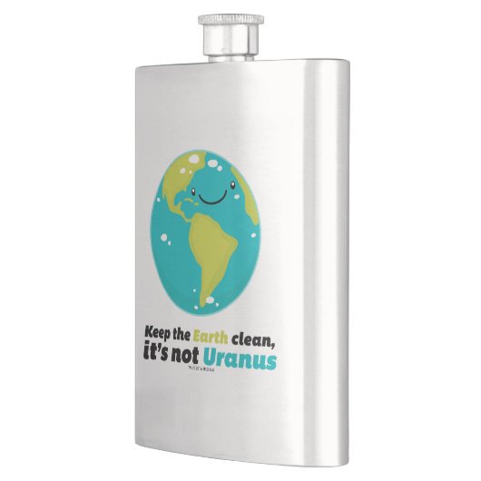 De aarde schoon houden heupfles (Links)