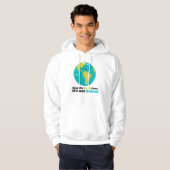 De aarde schoon houden hoodie (Voorkant volledig)