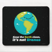 De aarde schoon houden muismat (Voorkant)