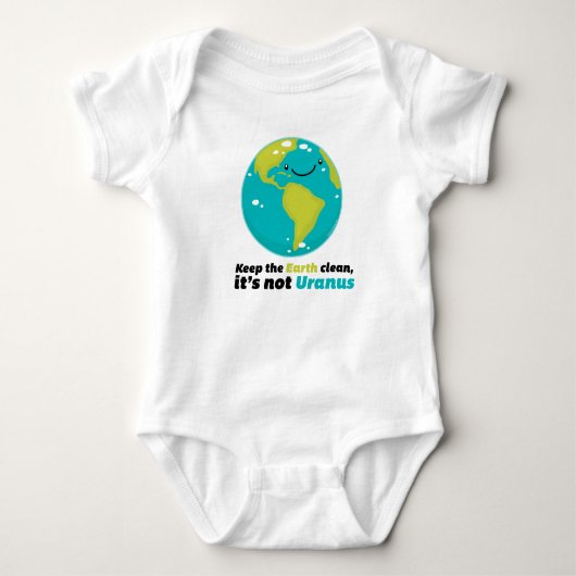 De aarde schoon houden t-shirt (Voorkant)