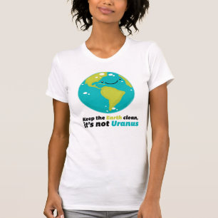 De aarde schoon houden t-shirt