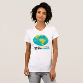 De aarde schoon houden t-shirt (Voorkant volledig)
