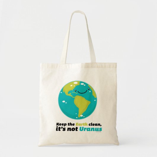 De aarde schoon houden tote bag (Voorkant)