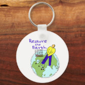 De Aarde-Sleutelhanger herstellen Sleutelhanger (Voorkant)
