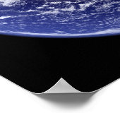 De aarde van boven: Westerne Hemisphere Poster (Hoek)