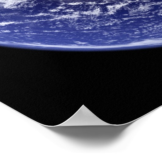 De aarde van boven: Westerne Hemisphere Poster (Hoek)